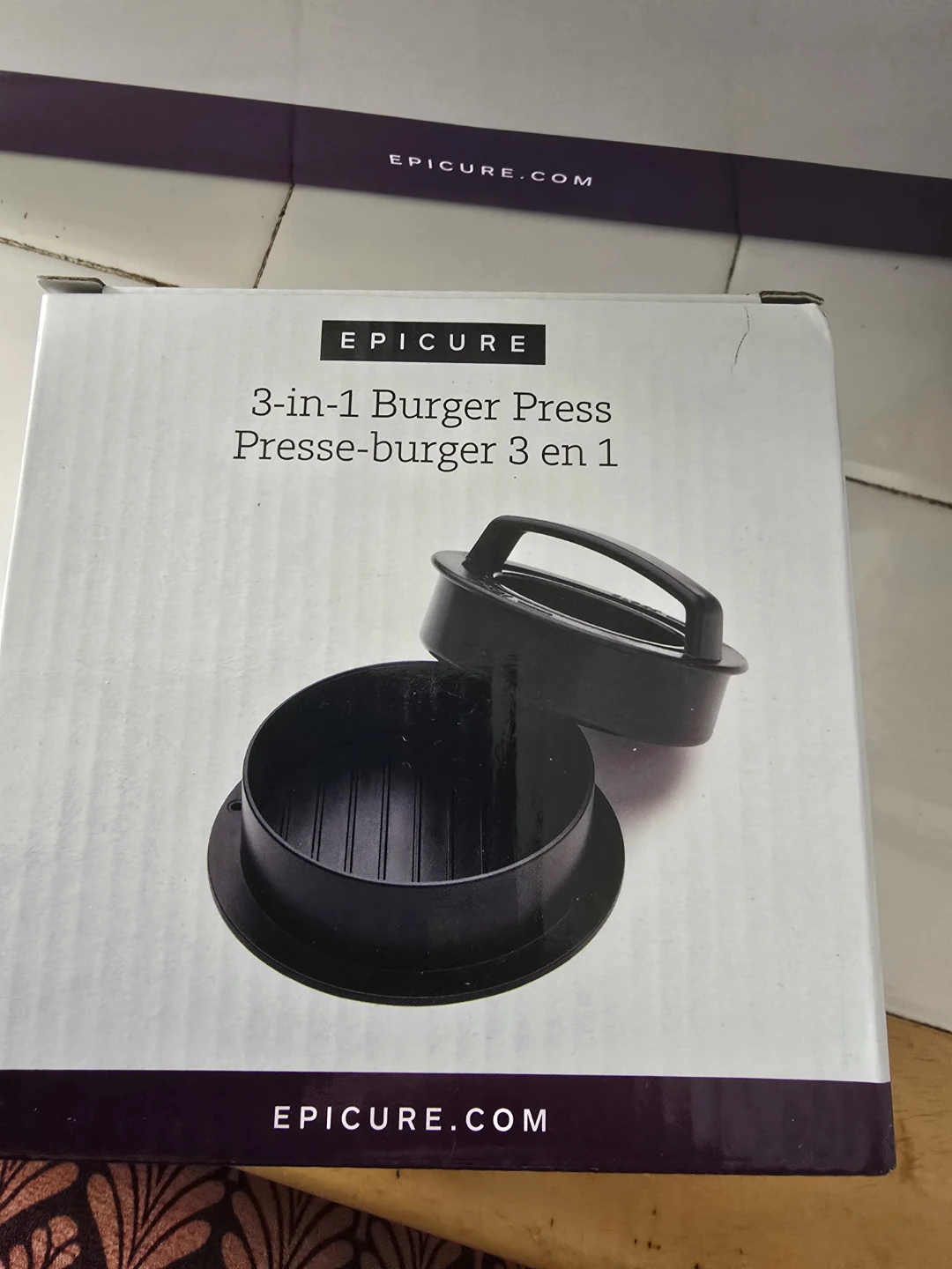 EPICURE 3-in-1 Burger Press 🏆
