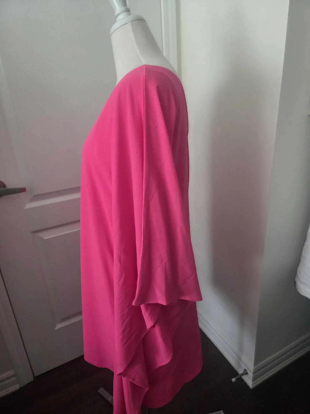 Hot Pink One-Shoulder Dress
