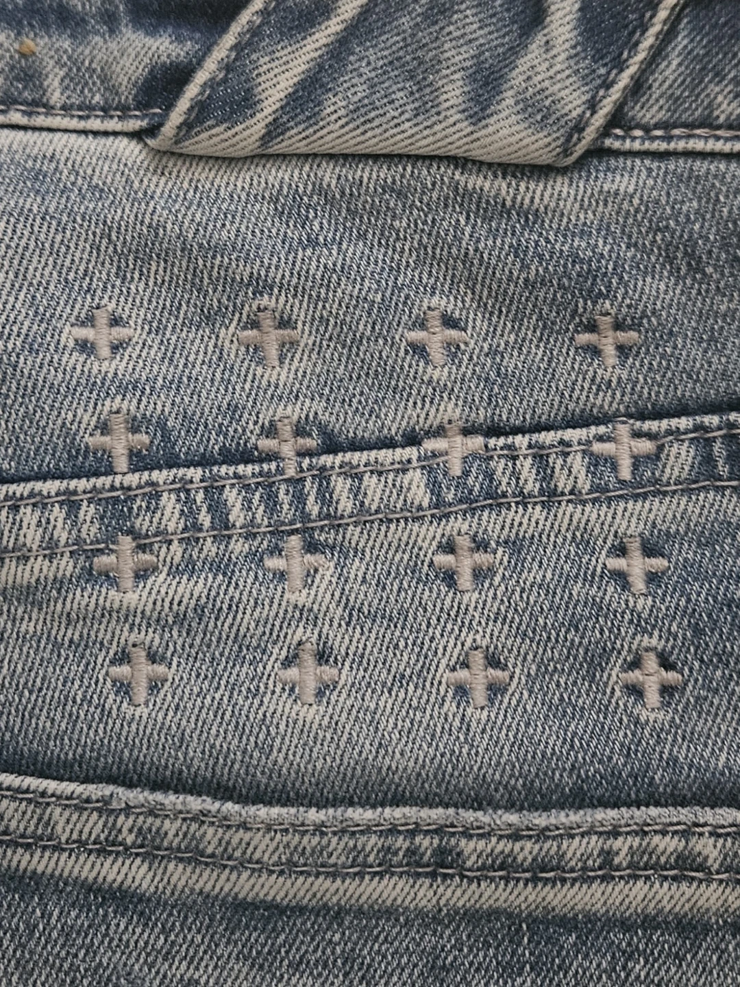 Authentic Ksubi Chitch Punk Blue Thrashed Men's Jeans - photo 4