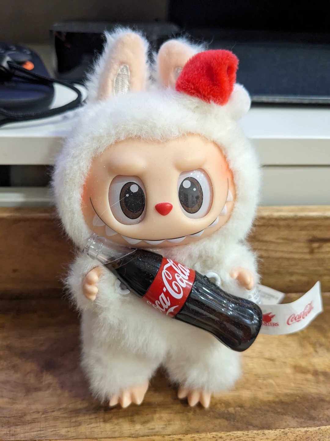 🏆Pop Mart Labubu Fuzzy Figure with Coca-Cola Bottle