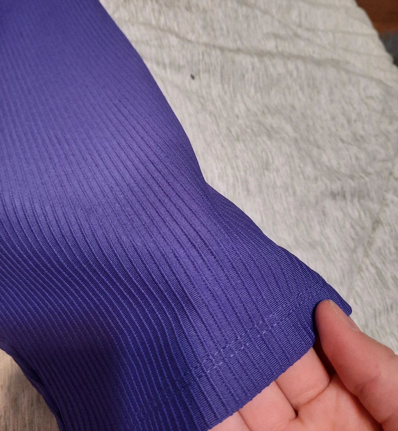Athletic Works Purple Ribbed Bike Shorts - photo 2