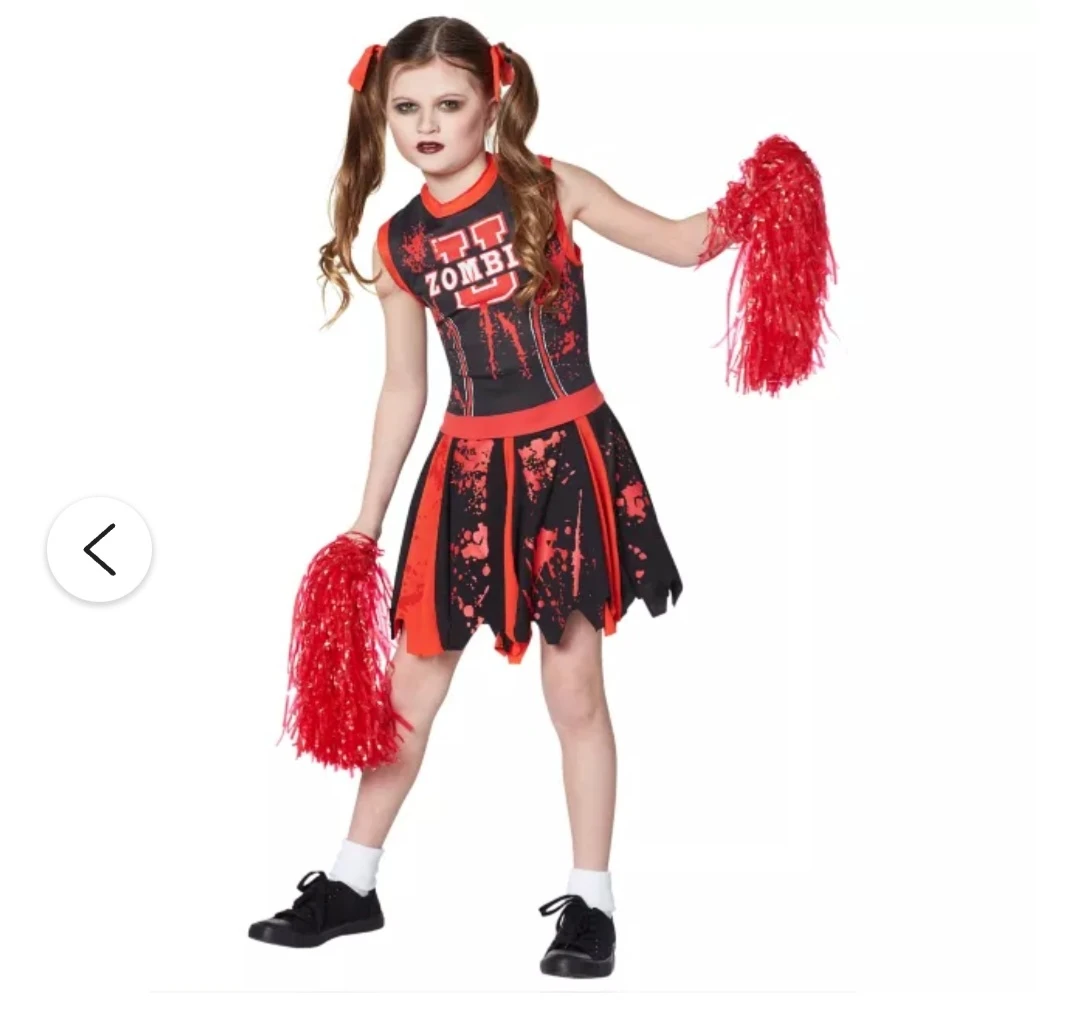 Kid's Zombie U Cheerleader Costume...Large