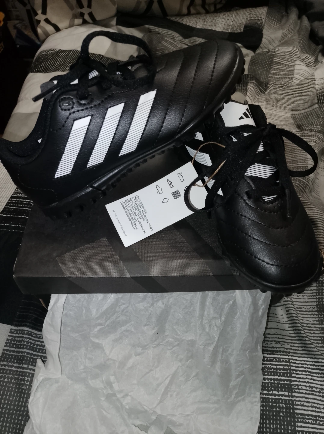 Adidas Football/Soccer Cleats Black White GY5781