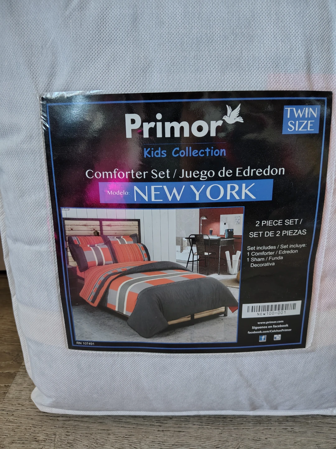 Primor Kids Collection Twin Size "New York" Comforter Set