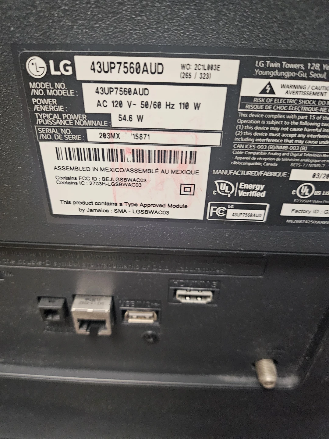 LG 43UP7560AUD 43-inch 4K UHD Smart TV - photo 2