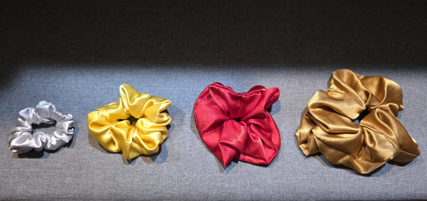 Burgundy Satin Scrunchies (XL) - photo 2