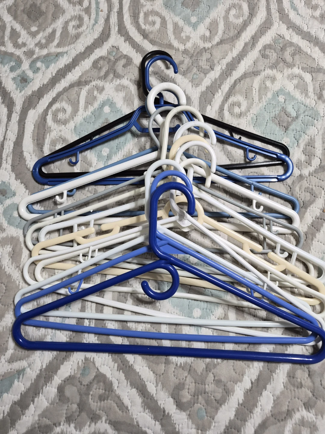 Mix Misc Lot of 13 Standard Size Plastic Hangers
