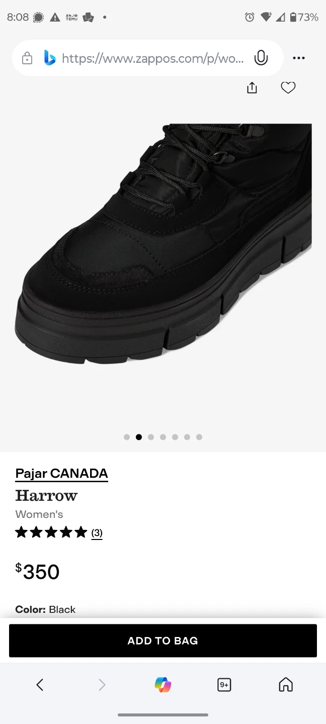 Pajar CANADA Harrow Women's Winter Boots - Black - photo 2