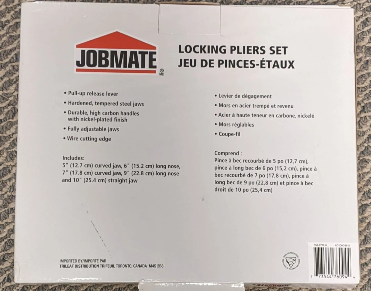 JOBMATE Locking Pliers Set - 5 Pieces 🏆 - photo 2