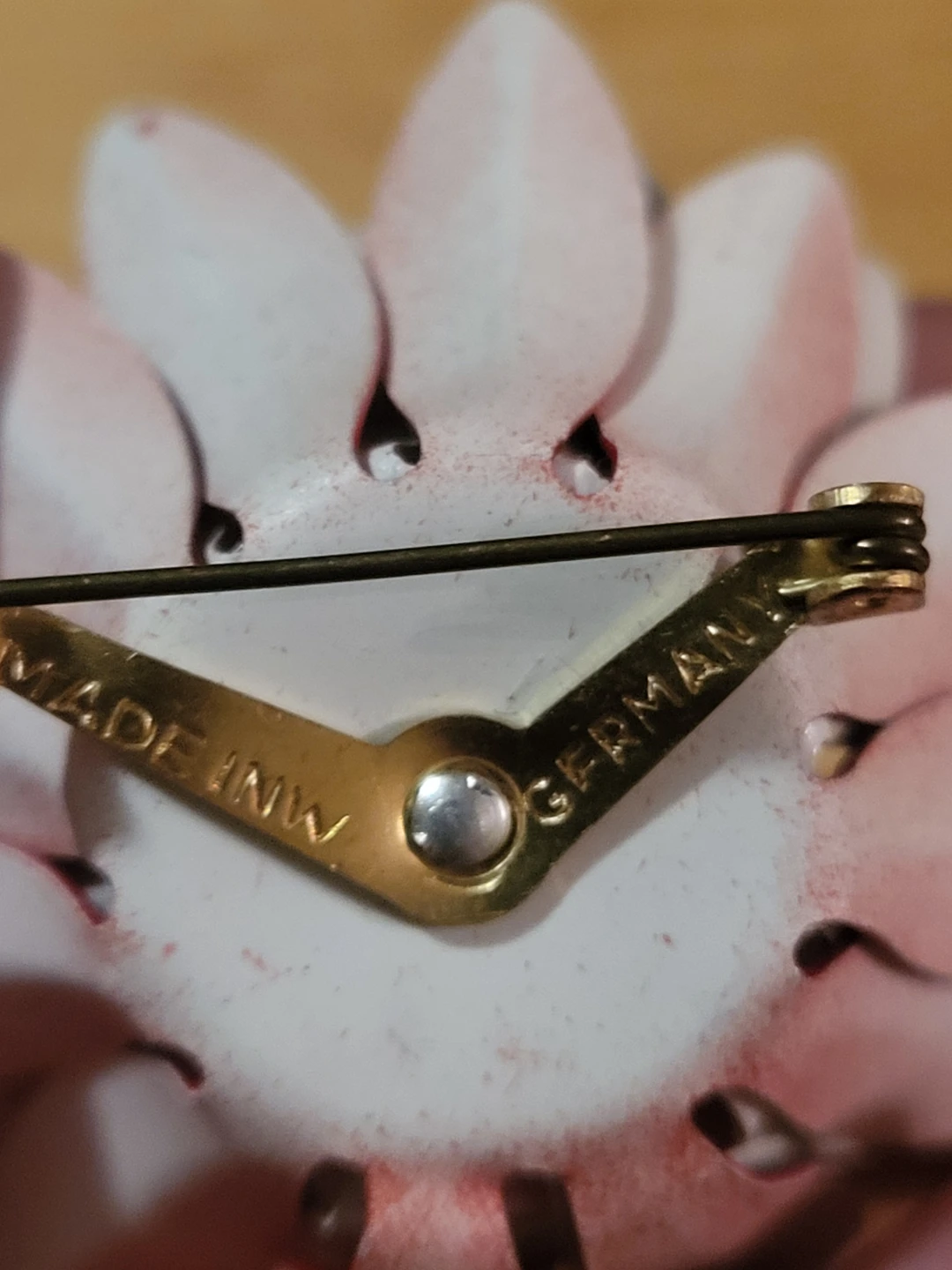 Flower Brooch Pin - Made in Germany - photo 3