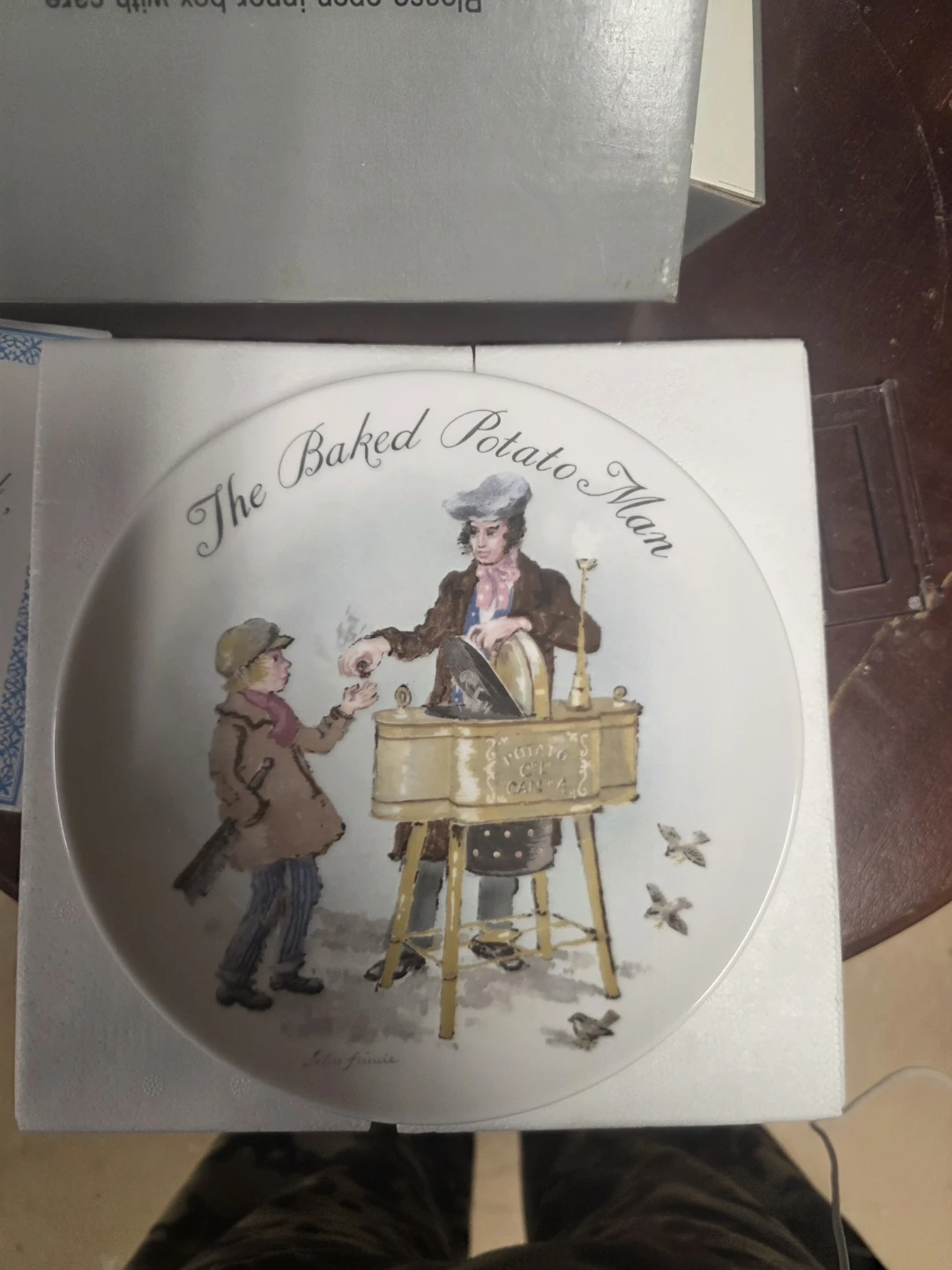 Wedgwood "The Baked Potato Man" Collector's Plate