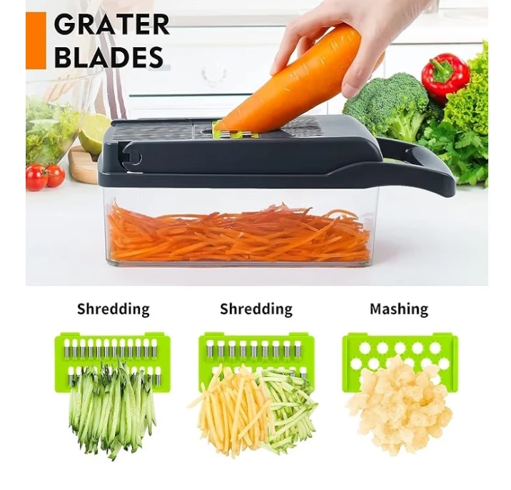 NEW!   16 in 1 Vegetable Chopper Food Slicer - photo 4