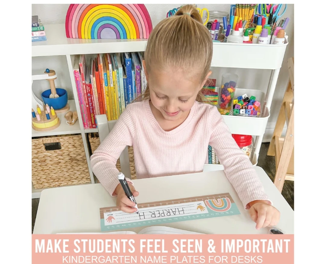 HADLEY DESIGNS  Rainbow Classroom Name Plates - photo 4