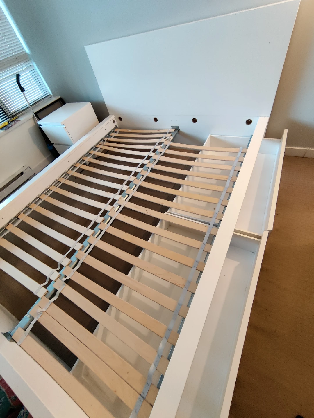 Bed Frame with Storage Drawers & Mattress - photo 5