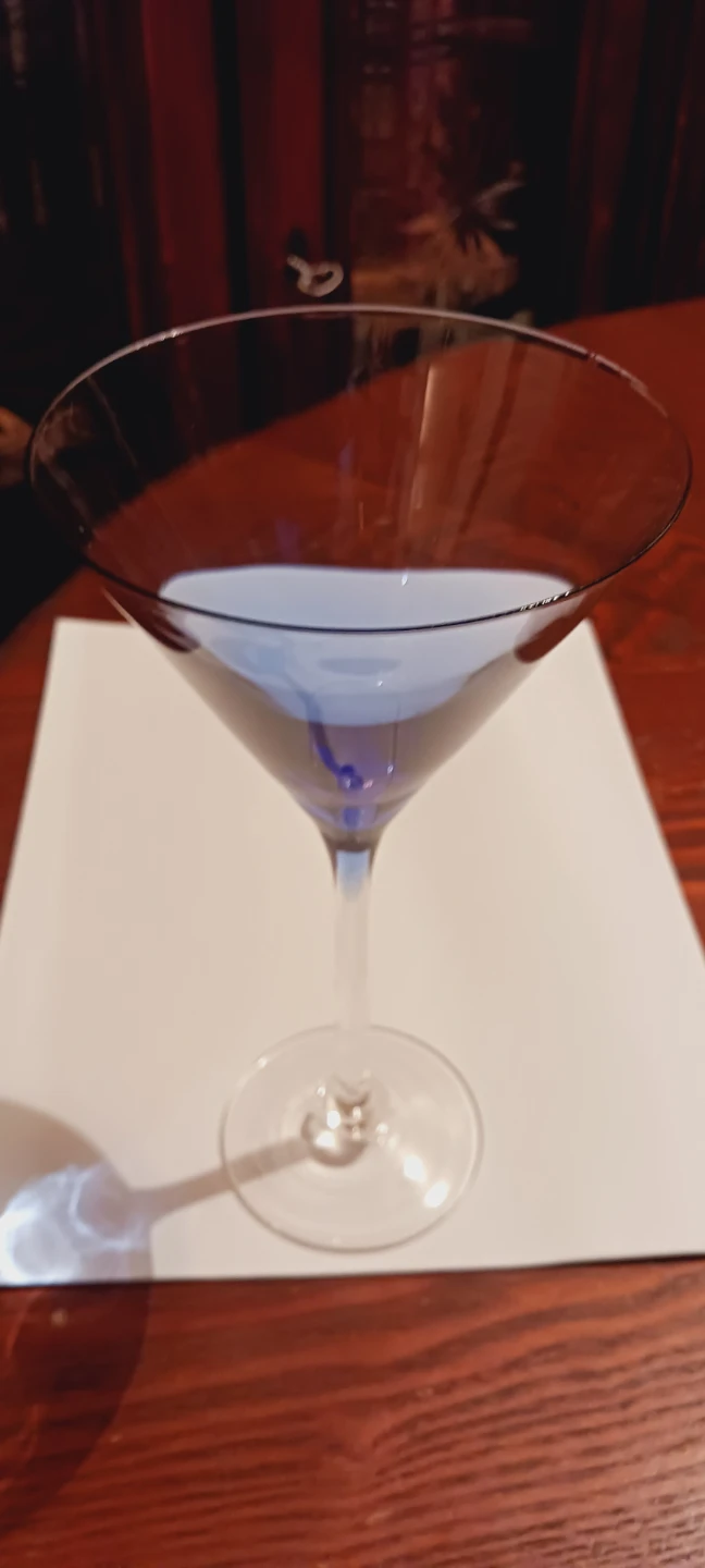 New !! Gorgeous Blue Ombre Tall Martini Glass - photo 3
