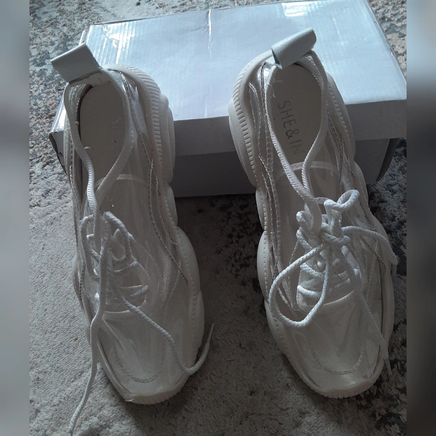 Transparent Chunky Sneakers 🏆