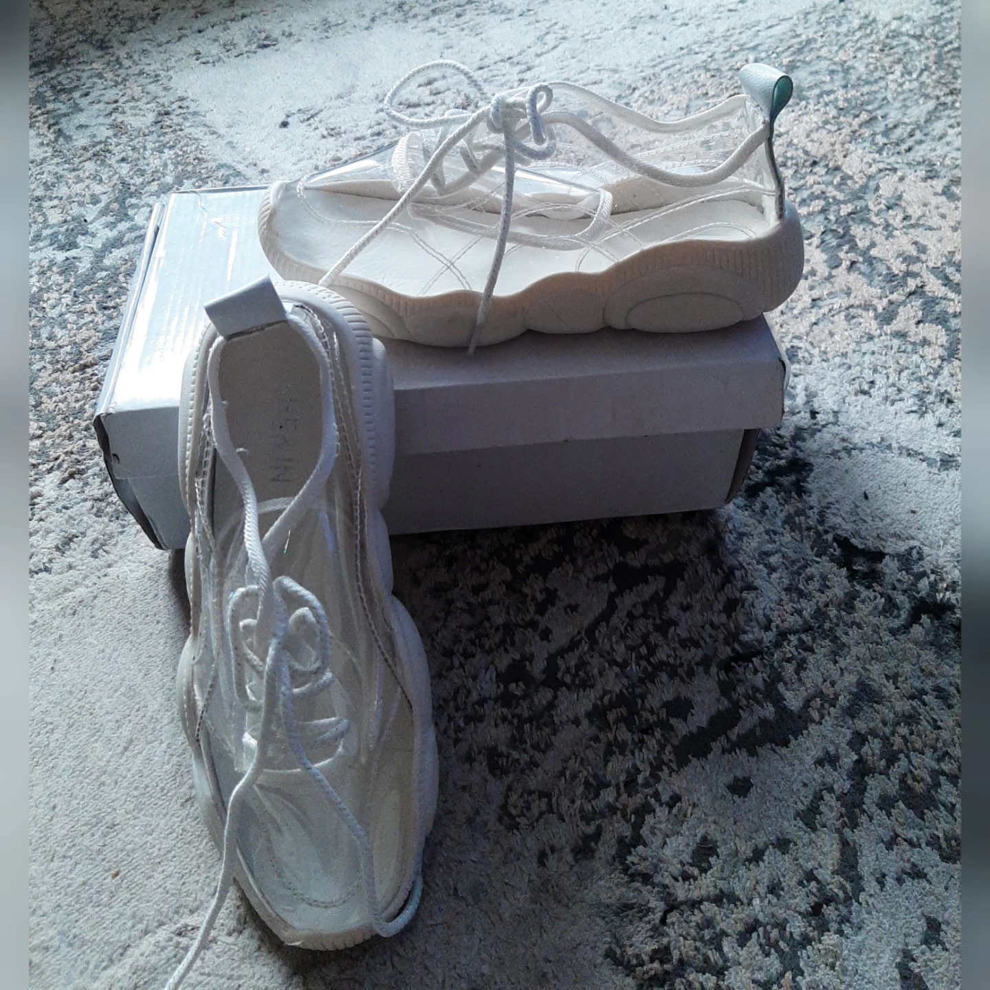 Transparent Chunky Sneakers 🏆 - photo 4