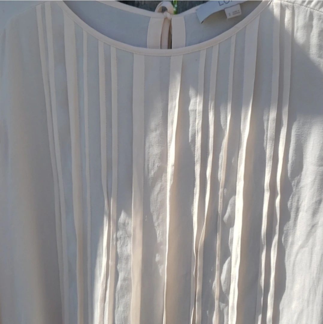 LOFT Women's Pleated Long Sleeve Blouse - photo 2