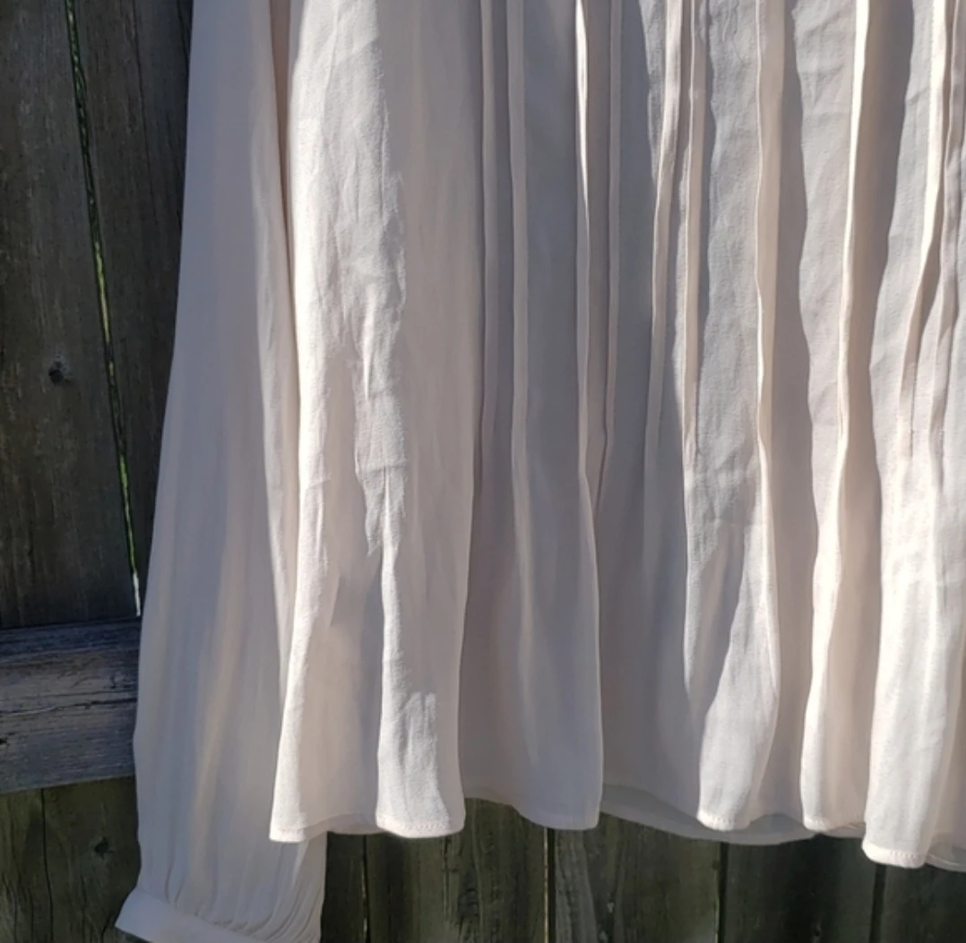 LOFT Women's Pleated Long Sleeve Blouse - photo 3