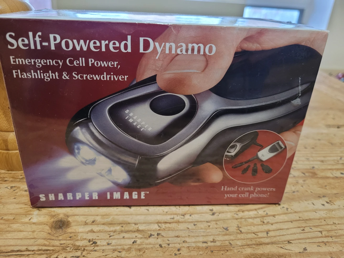 Sharper Image Emergency Flashlight, Cell Power & Screwdriver