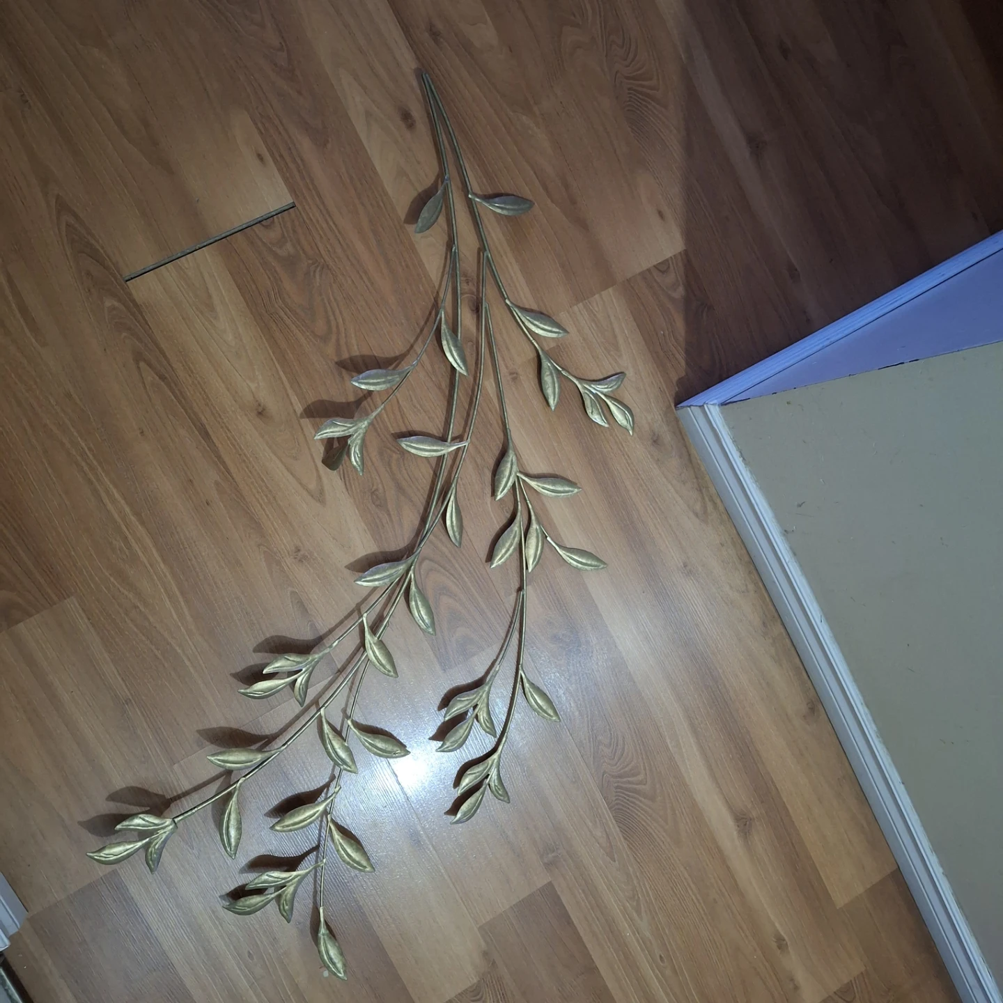 Gold Leaf Branch Wall Decor - photo 5