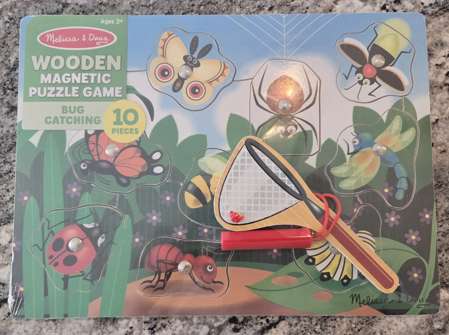 New Melissa & Doug Wooden Magnetic Puzzle