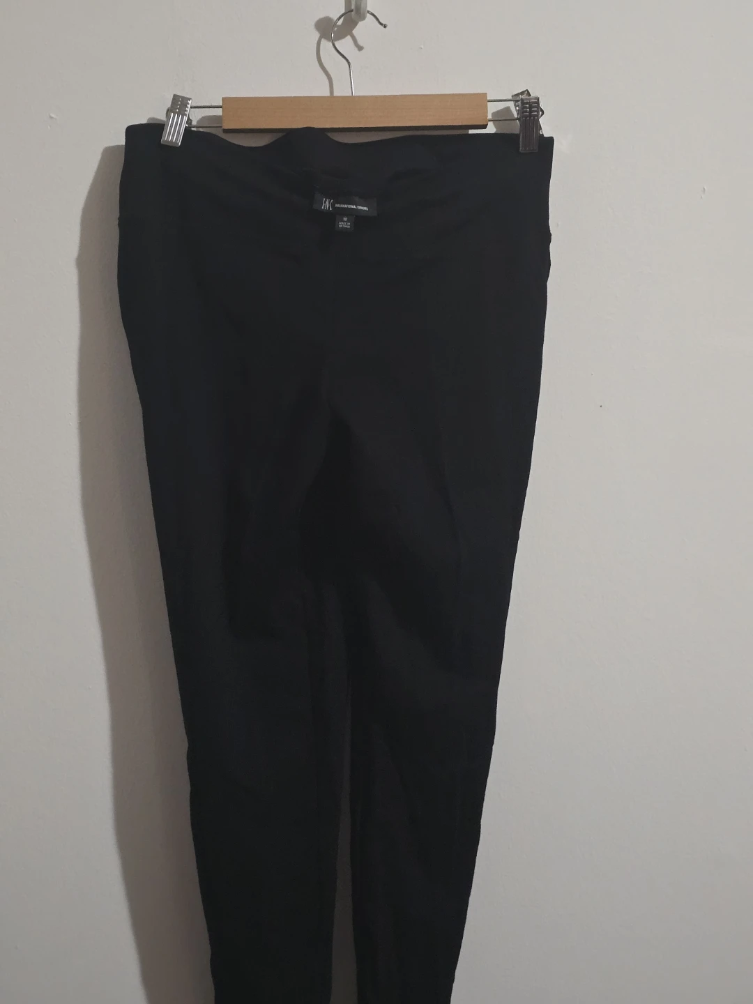 ​NWT I.N.C. International Concepts Black Leggings - Size 10 - photo 3