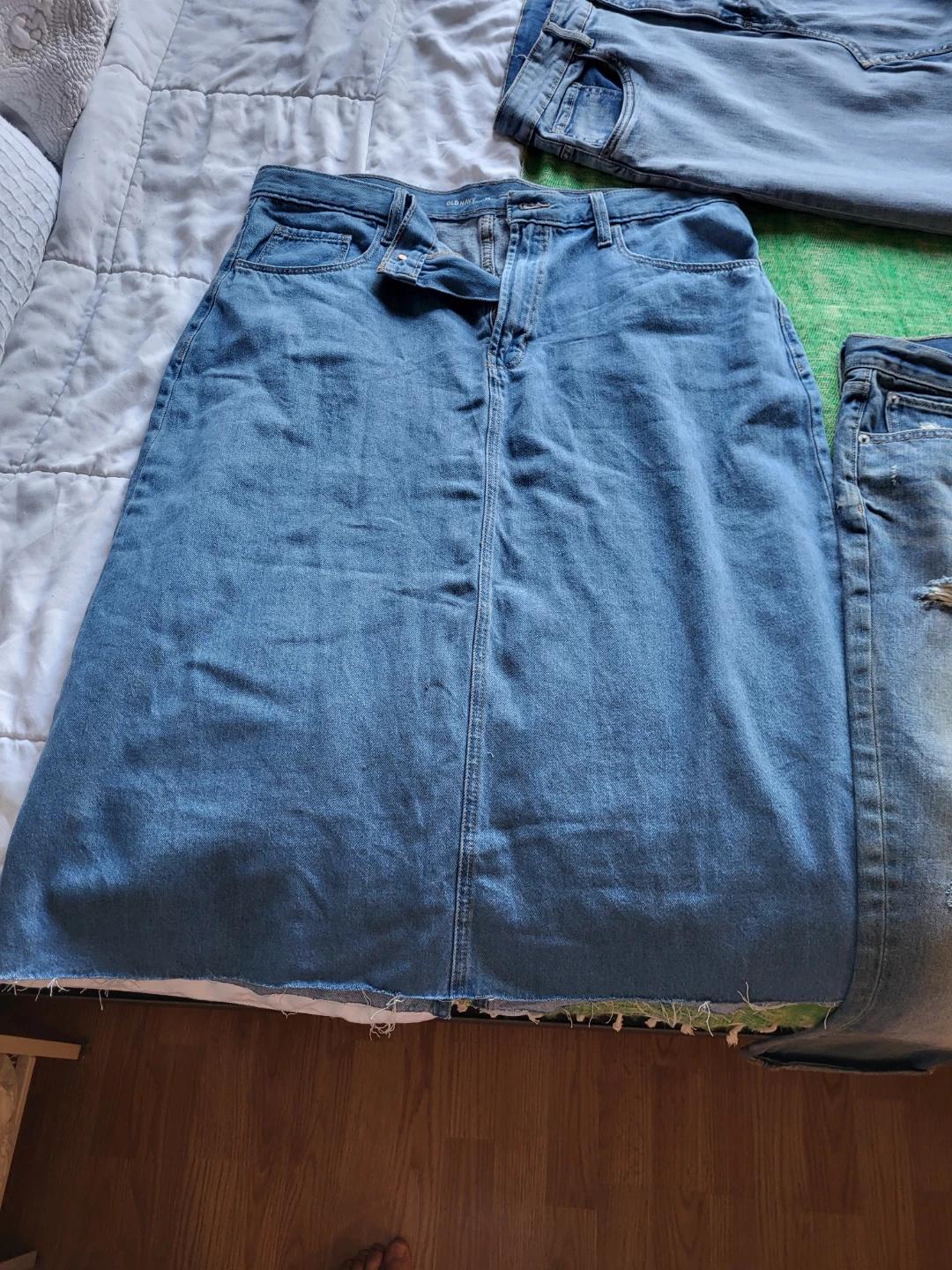 Old Navy Denim Midi Skirt