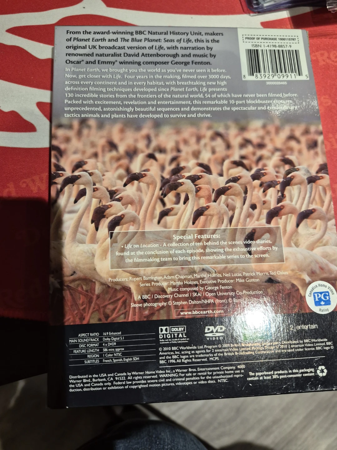 BBC Earth Life 4 Disc Set DVD - photo 2
