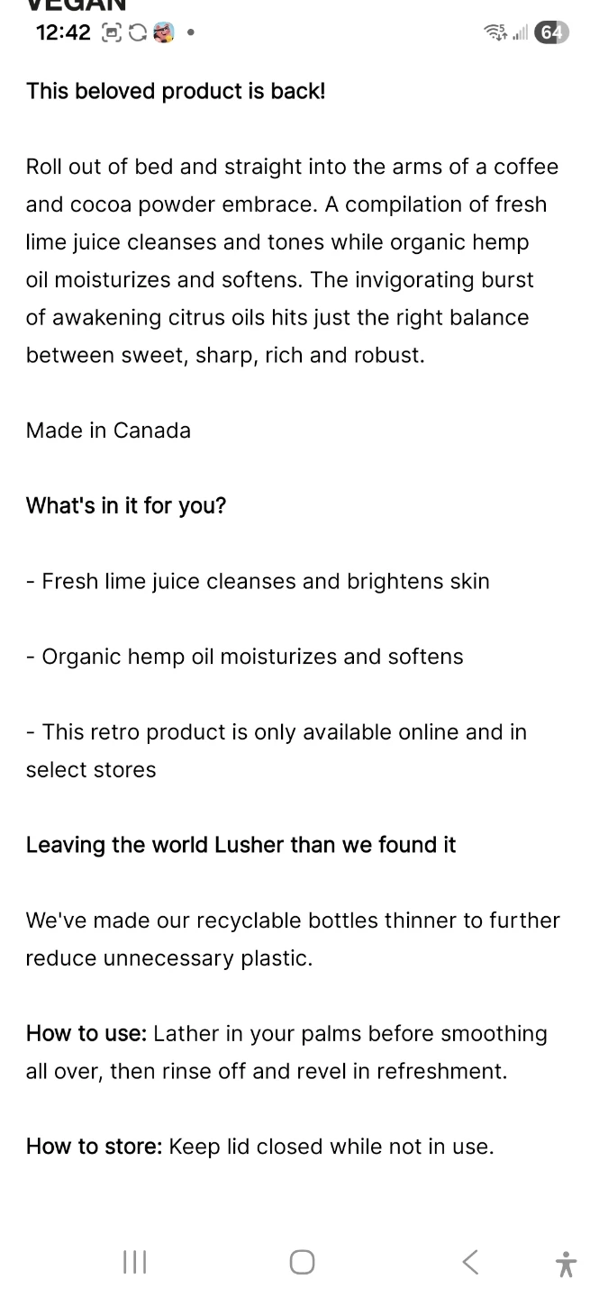 Lush Sonic Death Monkey Shower Gel 100ml - photo 2