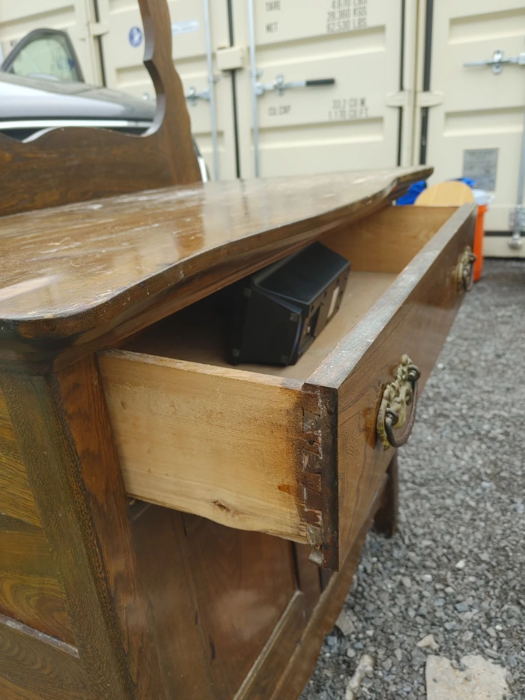 Antique Oak Vanity