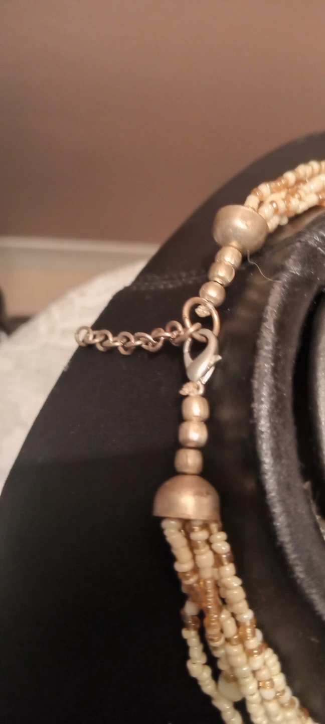 Beaded Necklace with Tassel - photo 2