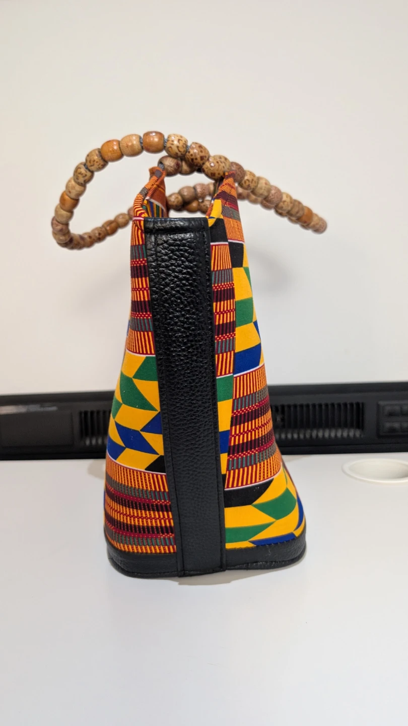 Colorful African Print Tote Bag - photo 4