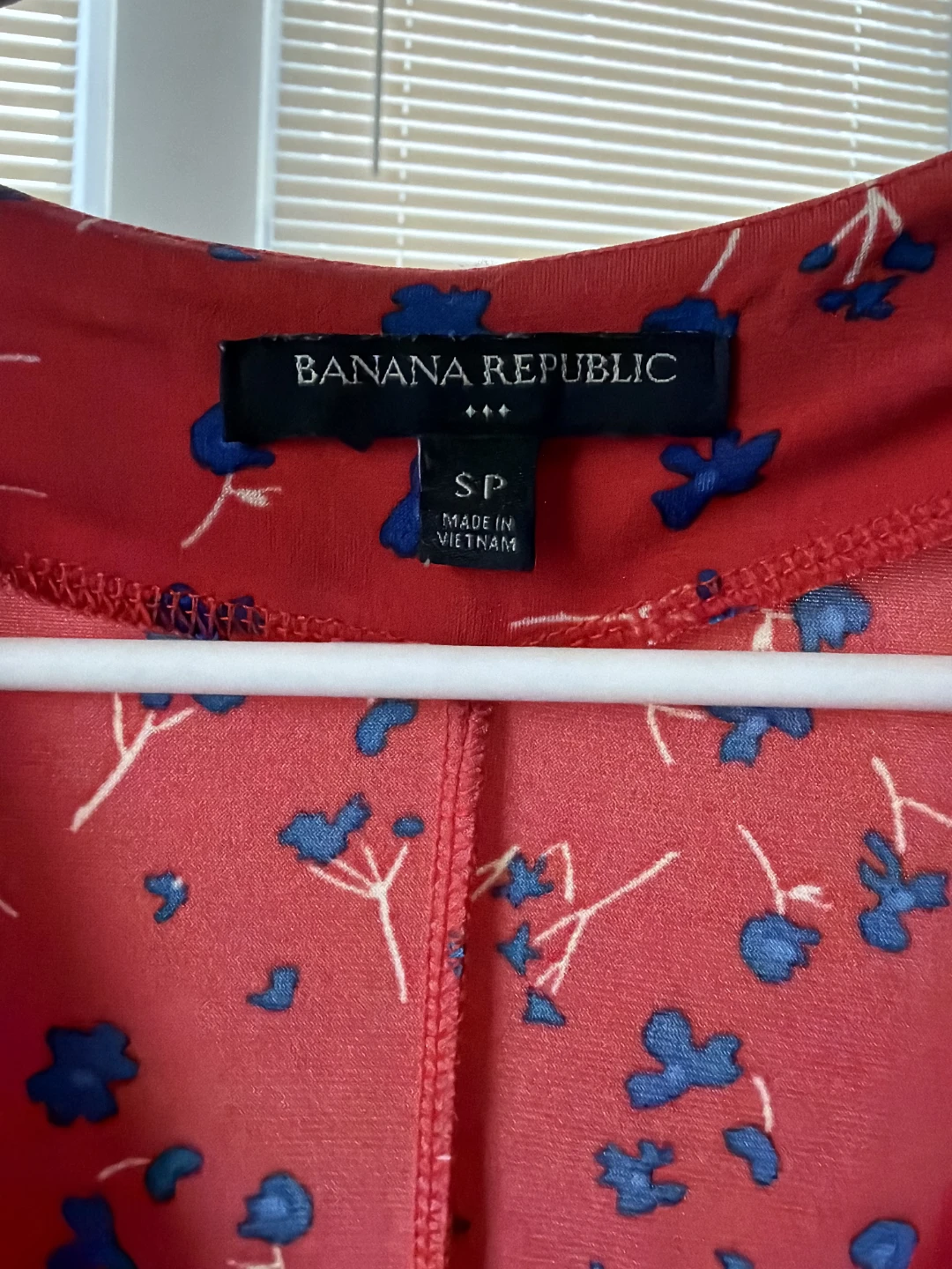 Banana Republic Red Floral Sleeveless Sheath Dress Size SP - photo 3