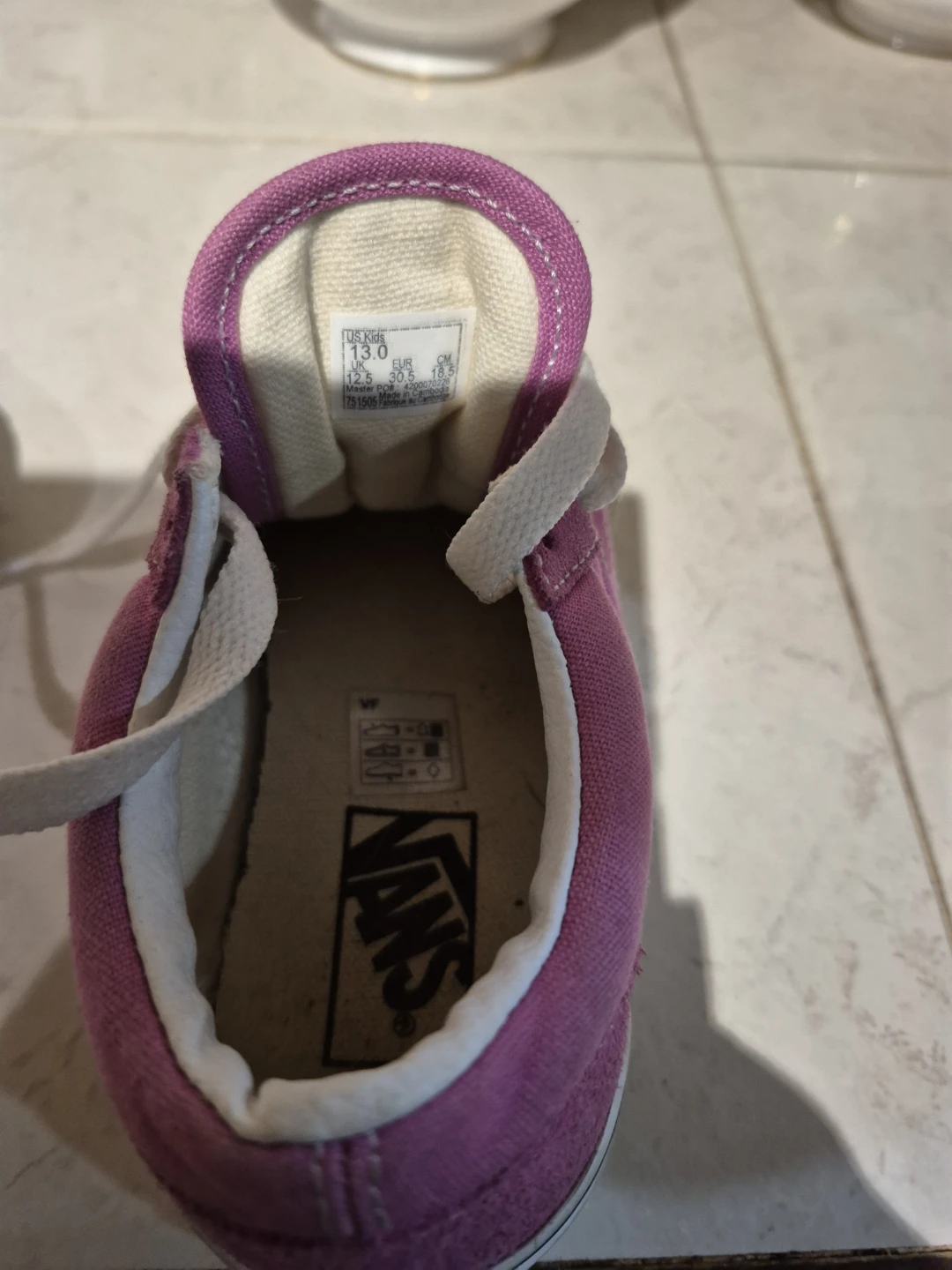 Vans Old Skool Pink Kids Shoes US Kids 13 - photo 2