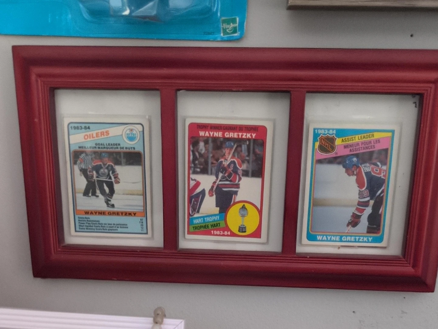 Wayne Gretzky 1983-84 Hockey Card Framed Display
