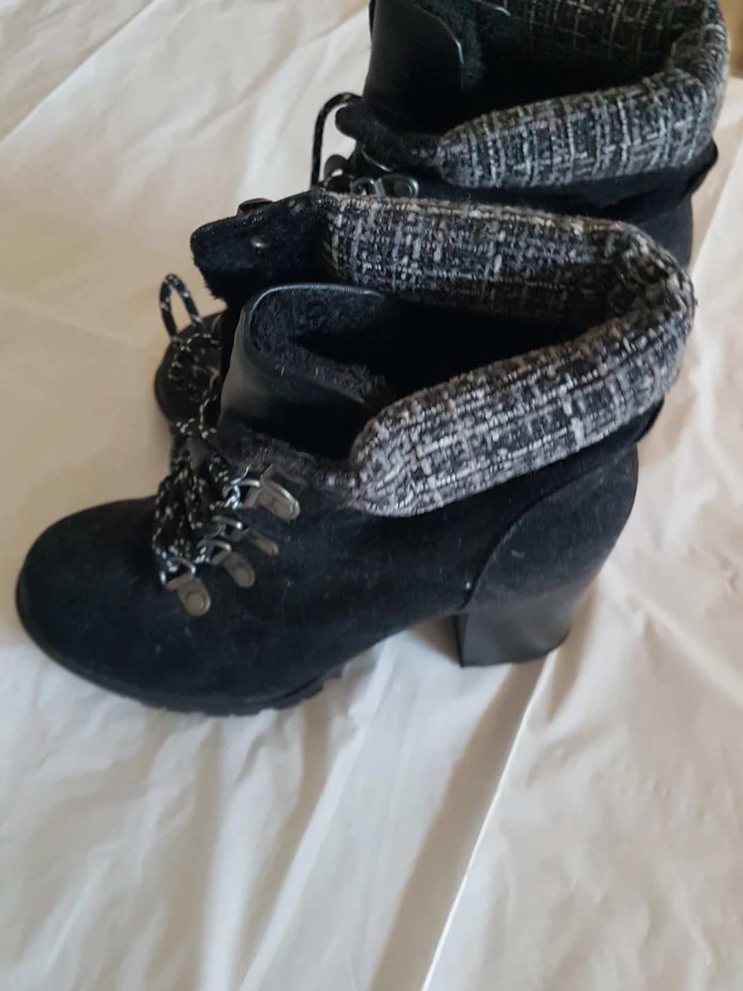 Black Spring Step Boots Size 6 - photo 2