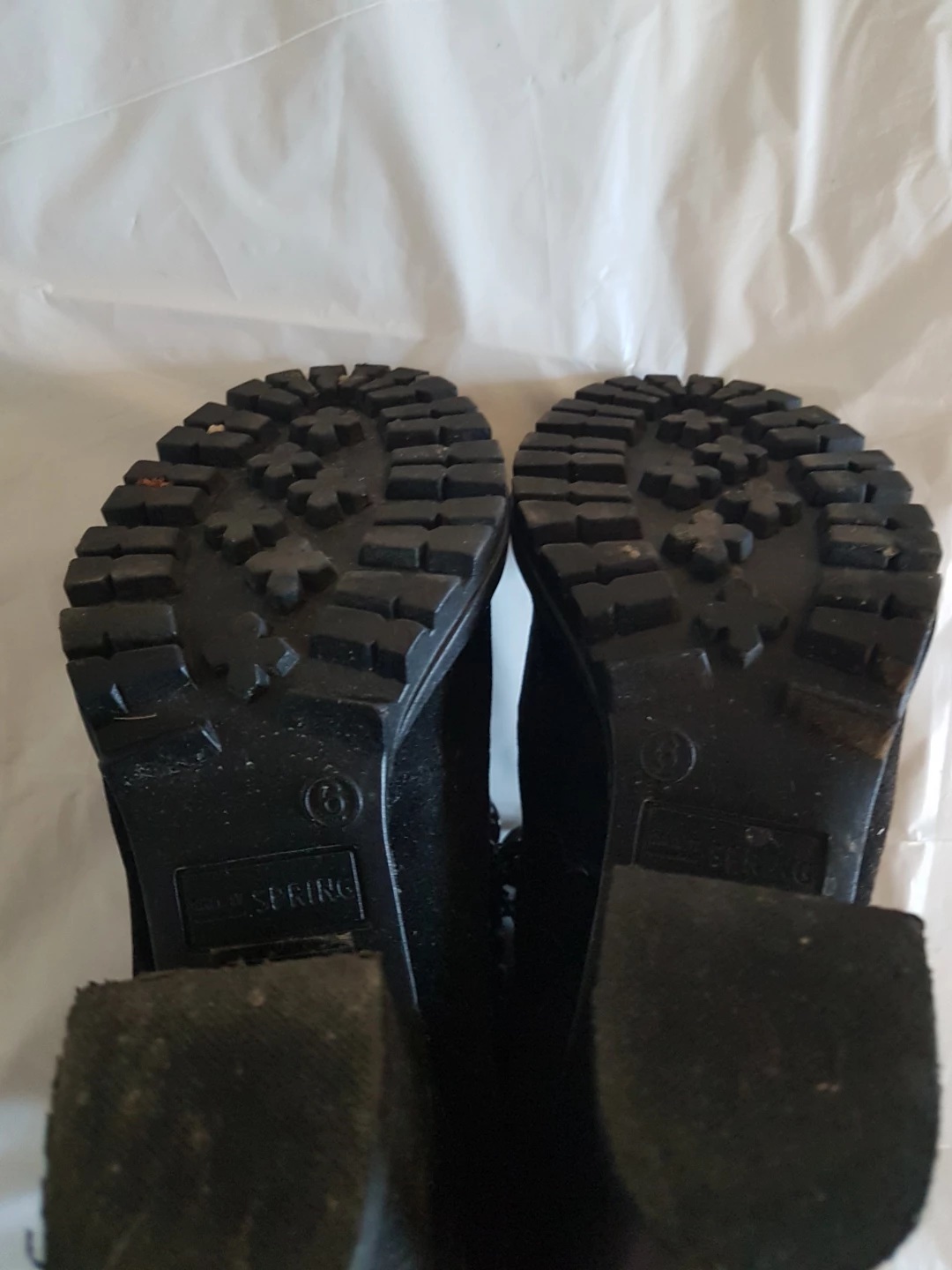 Black Spring Step Boots Size 6 - photo 4
