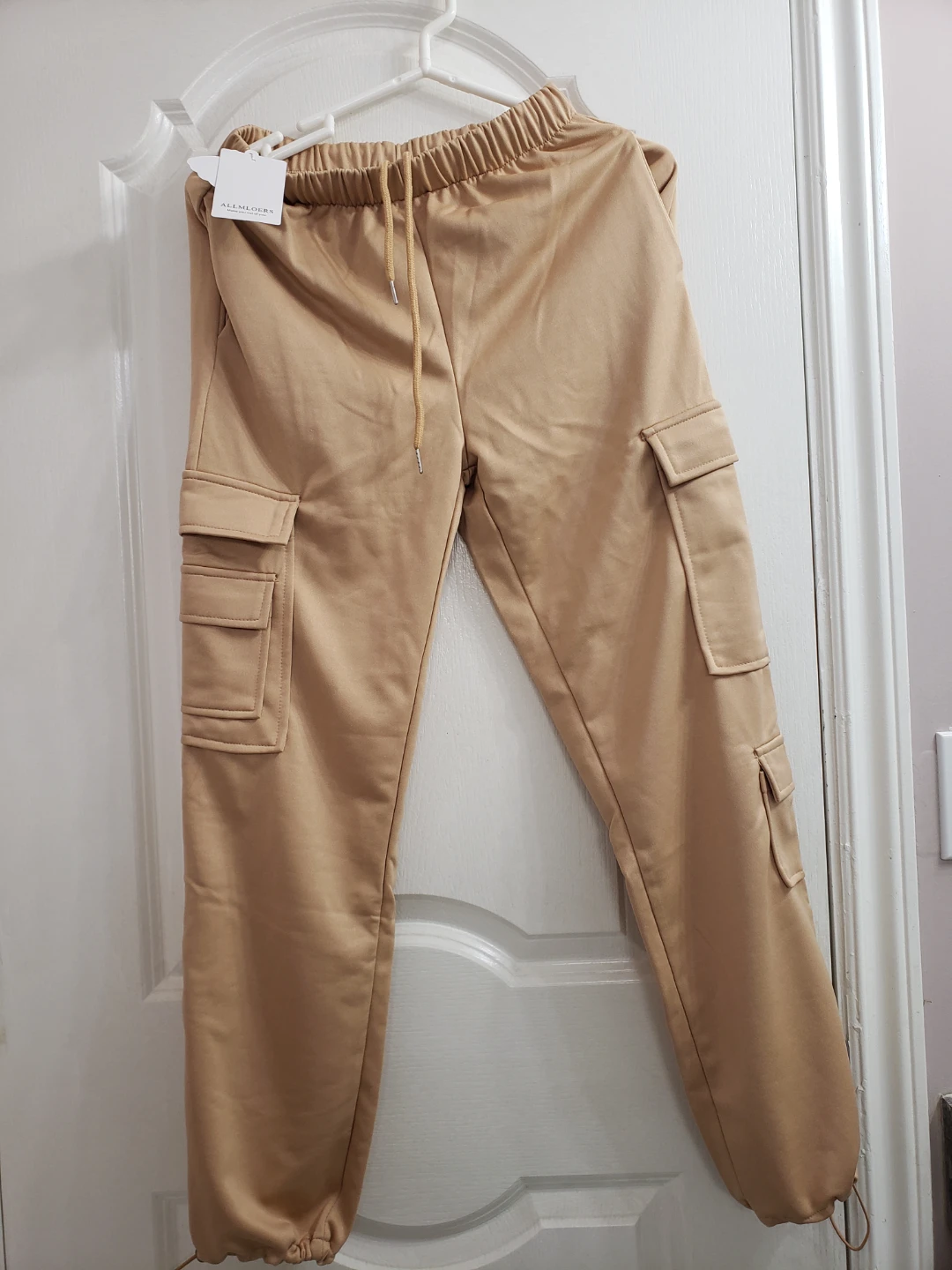 New ALLMLOERS Cargo Pants Beige Size Small