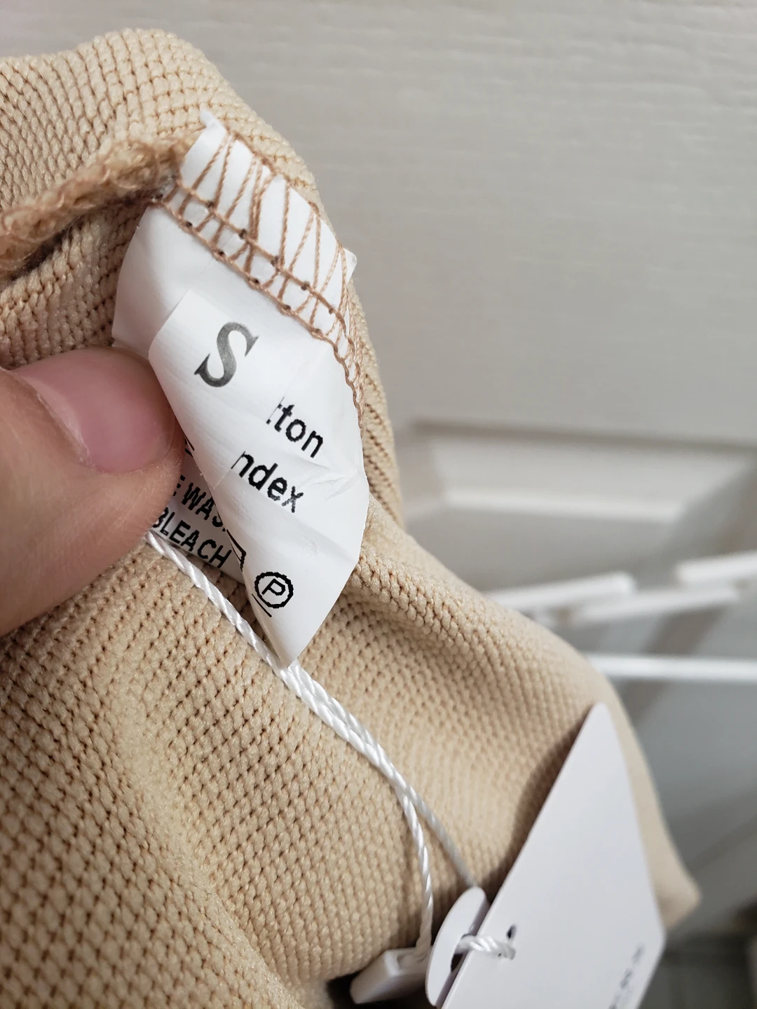 New ALLMLOERS Cargo Pants Beige Size Small - photo 5