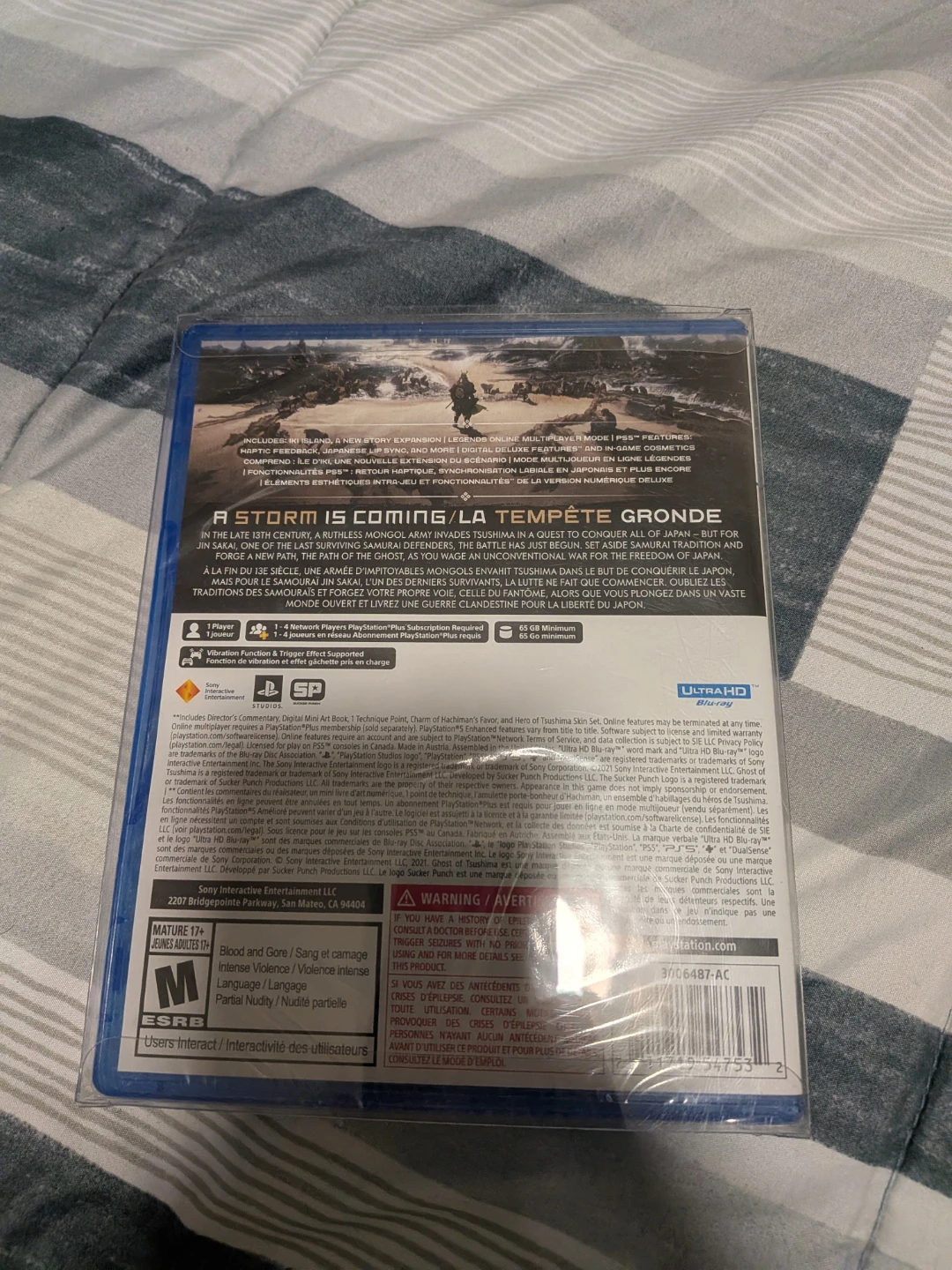 PlayStation 5 Ghost of Tsushima Director's Cut SEALED - photo 2