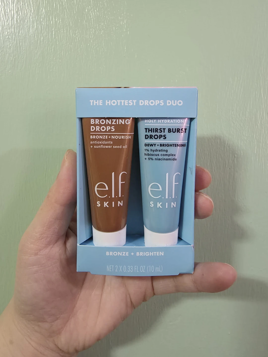 e.l.f. Skin Bronzing & Thirst Burst Drops Duo