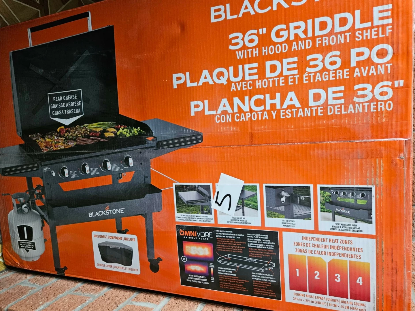Blackstone 36 inches griddle