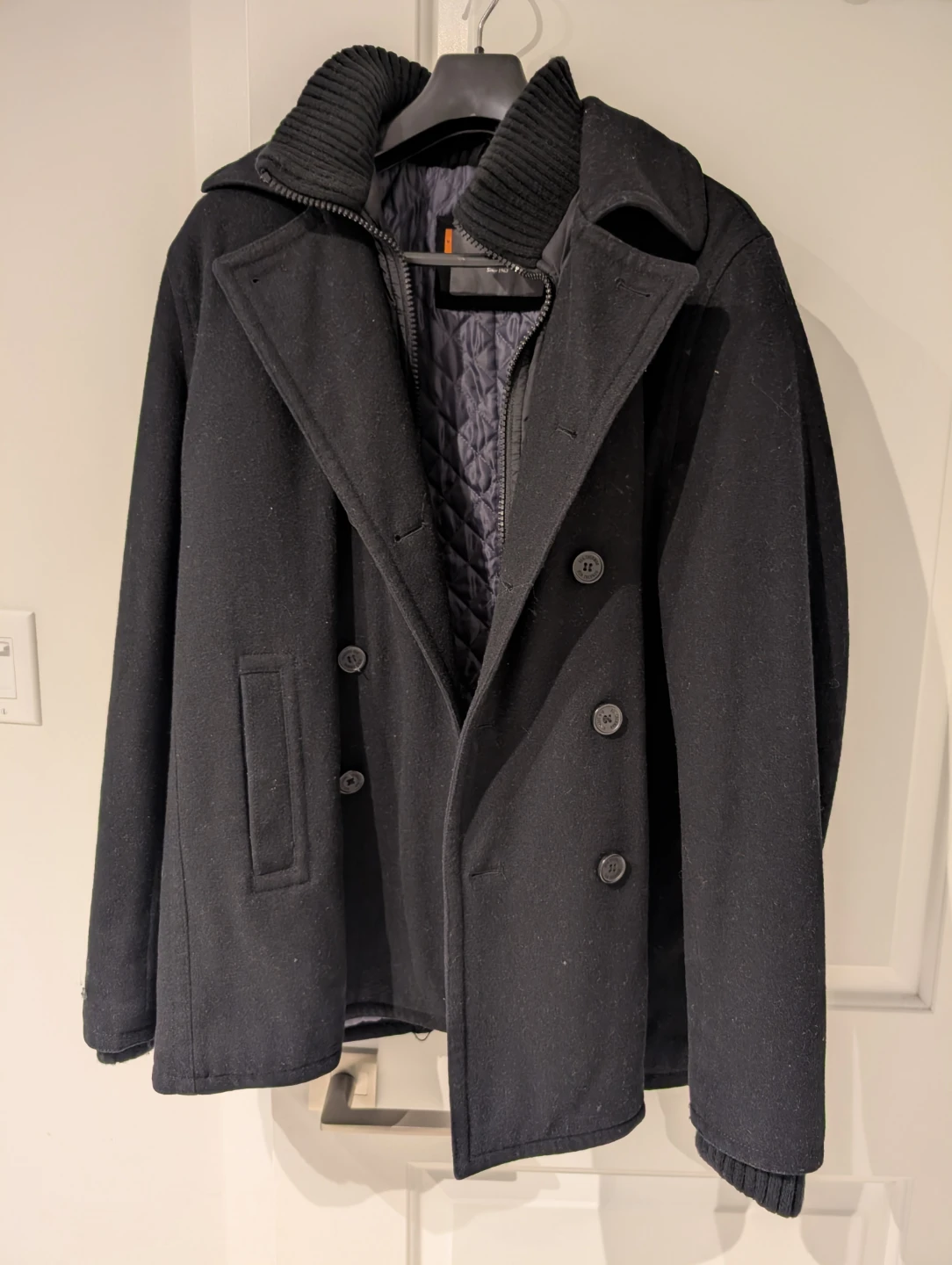 Ben Sherman Black Peacoat ( for men)