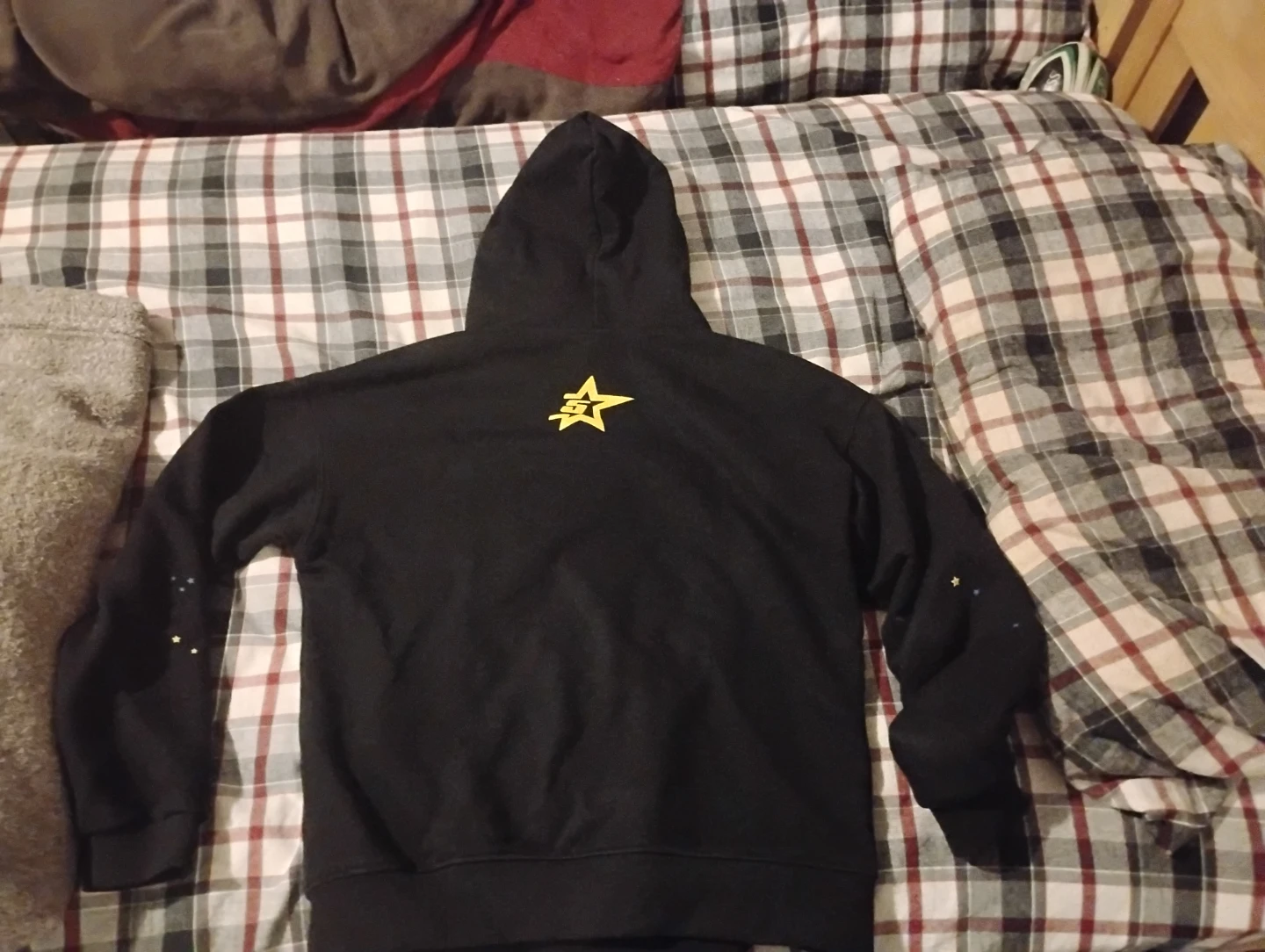 Pink Sp5der hoodie size S - photo 2