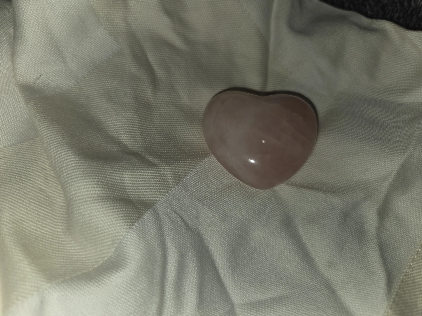 Rose Quartz Heart Stone