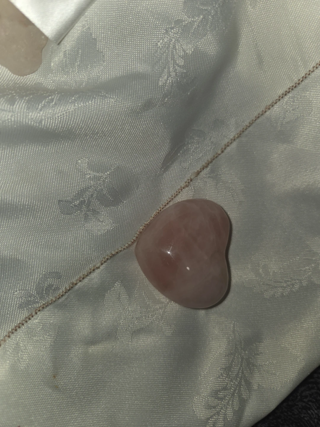 Rose Quartz Heart Stone - photo 2