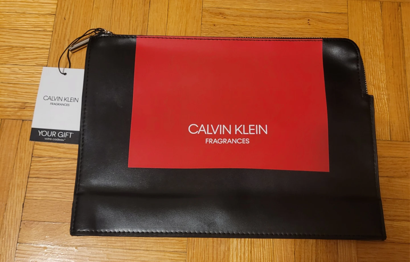 Calvin Klein Fragrances Black Clutch/Pouch