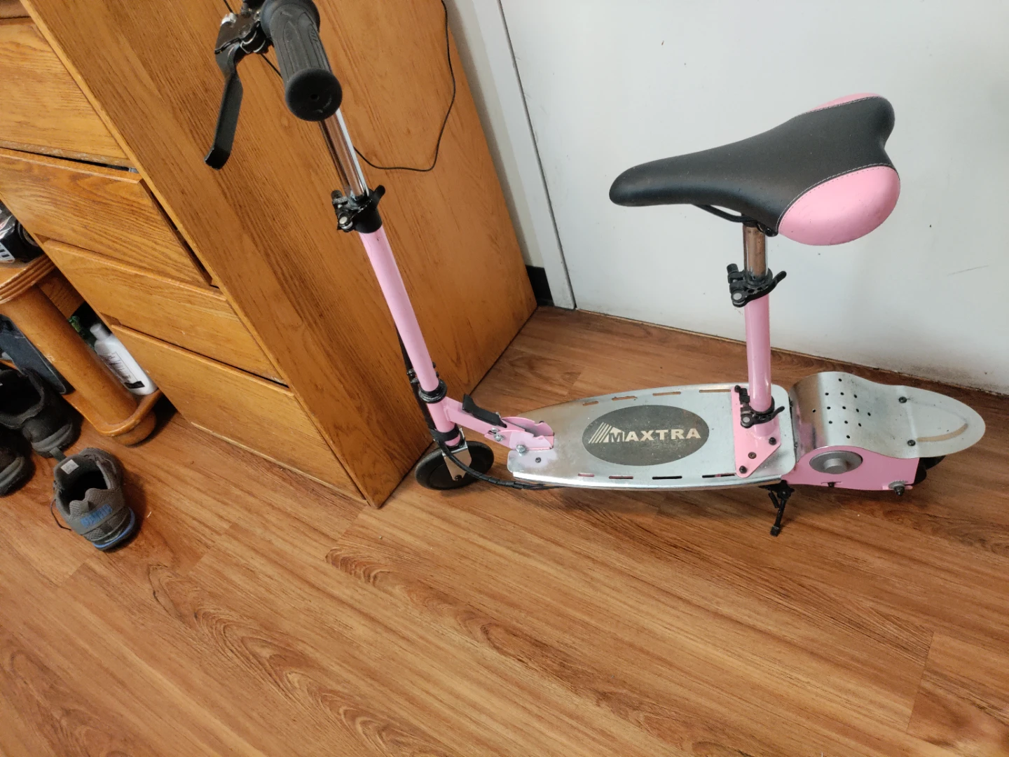 Pink Maxtra Electric Scooter with Seat - photo 2