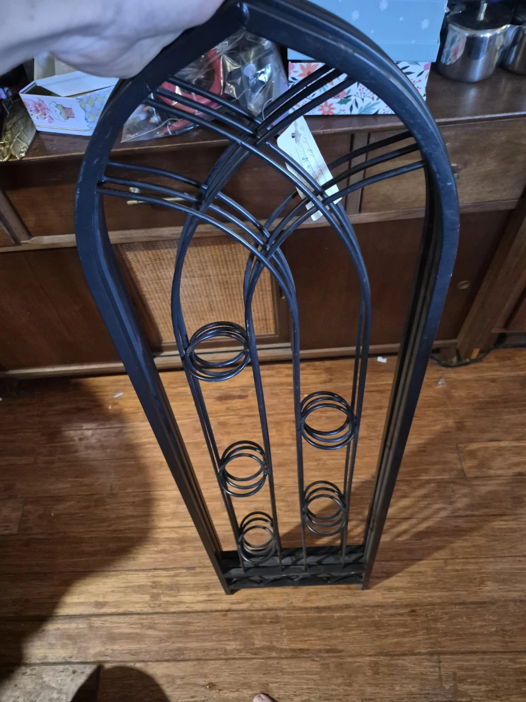 Wrought Iron candle holder - photo 2